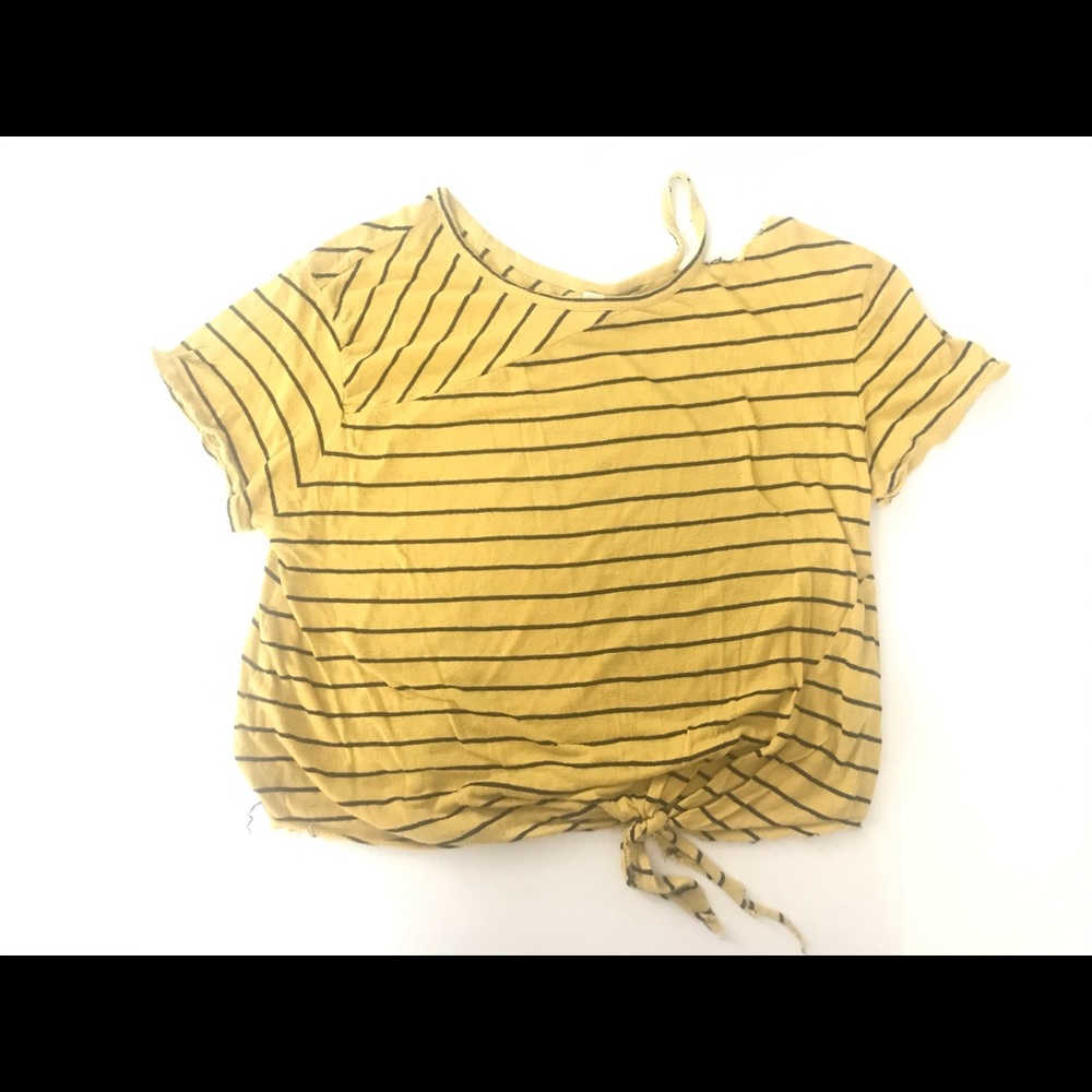Bp. Mustard Stripe Top